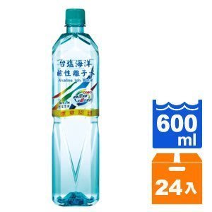 台鹽海洋鹼性離子水 600ml (24入)/箱