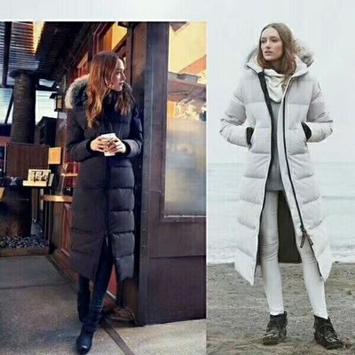 正品CANADAGOOSE加拿大鵝牌羽絨外套羽絨大衣（有2色)女用加長版冰天雪地用超暖厚款