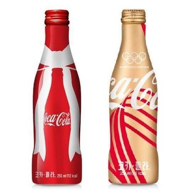 YUMO家  2016里約奧運  韓國款奧運五環 金瓶  原裝滿瓶  可口可樂