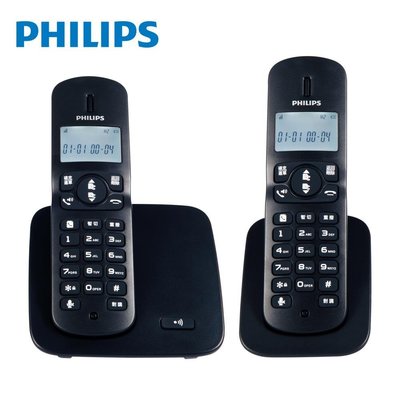 Philips 飛利浦 2.4GHz 數位無線電話 無線電話 子母機 數位電話 DCTG1862B/96