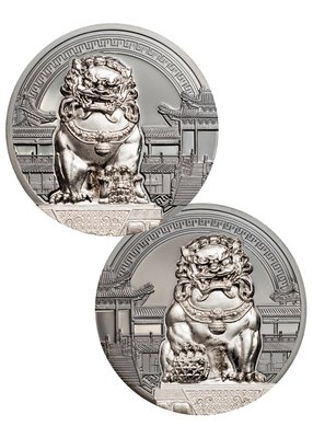 【翰維貿易】 2017年 帛琉 石獅子 2x2 oz 盎司 銀幣 高浮雕 預售 代購