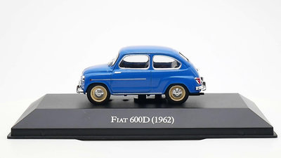 ixo  1:43 fiat 600D 1962菲亞特合金汽車模型收收藏金屬玩具車