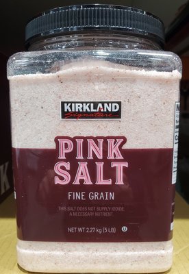 【小如的店】COSTCO好市多代購~KIRKLAND 研磨喜馬拉雅山粉紅鹽/玫瑰鹽(每罐2.27kg) 1605917
