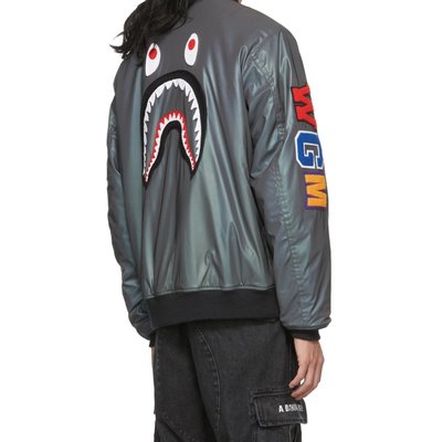 【就是愛買正品】【現貨】BAPE Loose Shark MA-1 飛行夾克