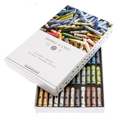法國 SENNELIER PASTELS 申內利爾 48色 超軟 質粉彩系列 風景色 總代理貨  # 132251