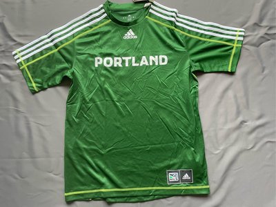 全新Adidas MLS Portland Timbers波特蘭伐木足球球迷版球衣SZ M台中可面交
