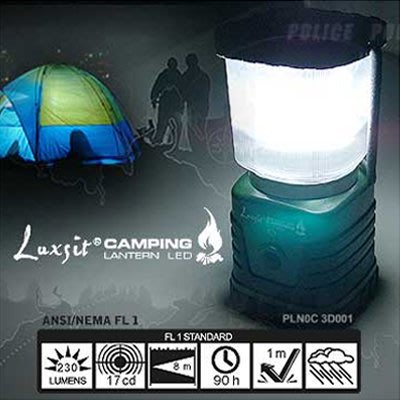 露營用品防颱風照明LUXSIT CAMPING LED高亮度野營燈(綠色)【AH12002】99愛買