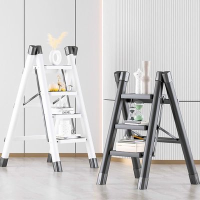 熱賣 梯子家用折疊人字梯多功能室內置物花架梯便捷式小型樓梯凳免安裝