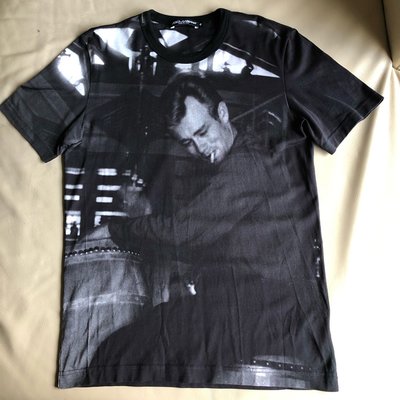 [品味人生] 保證正品 DOLCE & GABBANA DG James Dean 全版 短袖T恤 SIZE 48