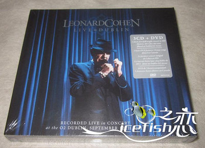 only懷舊 E』 科恩 Leonard Cohen Live in Dublin [3CD+DVD]