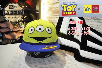 New Era x Toy Story Kid Alien 59Fifty 玩具總動員三眼怪孩童全封尺寸帽