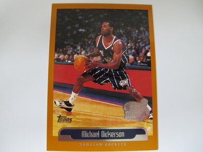 ~ Michael Dickerson ~1999年Topps Tipoff NBA球員 蓋印特殊平行卡