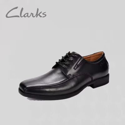 clarks其樂男鞋Tilden Walk2023春季款英倫方頭商務正裝男士皮鞋