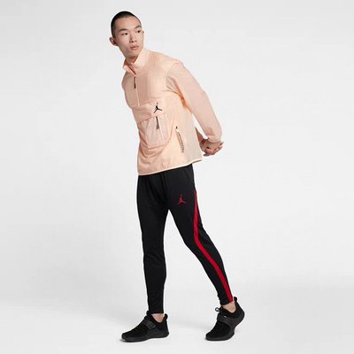 【熱賣精選】Nike Air Jordan 男子立領薄款透氣皮膚衣籃球套頭外套AJ1070-814