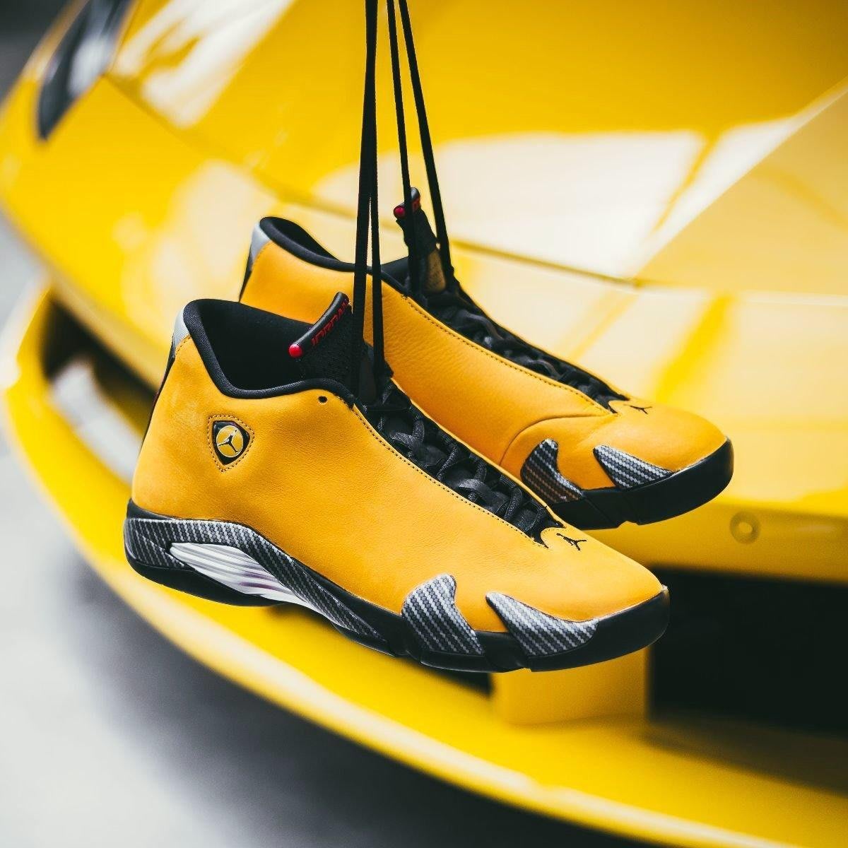 Nike Jordan XIV 喬丹AJ14 14代OG 法拉利Ferrari 黃色男鞋各尺寸