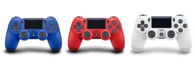 新版款 PS4 SONY 原廠 台灣公司貨 無線 振動 手把 把手 控制器 藍色 紅色 白色 (全新商品)【台中大眾電玩】