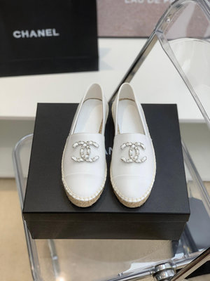 高品質 全套包裝+紙箱Chanel 萬年小香經典漁夫鞋全系列Size35-40（34、41、42訂做）NO11234