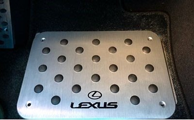 ♫『 LEXUS 凌志 專屬車標 車用 鋁合金 腳踏板 』( RX NX UX IS ES GS LS CT )