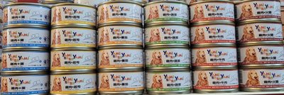 ｛美麗心｝YAMI YAMI 亞米亞米 小金罐 狗罐頭 80g 六種口味 超取一單限寄42罐