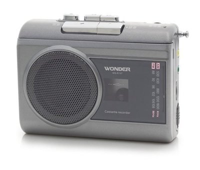 WONDER旺德 AM/FM 卡式錄音機 WS-R13T(鐵灰色)