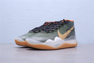 Nike Zoom KD12 EP 杜蘭特 軍綠 休閒運動籃球鞋 男鞋 AR4230-308【ADIDAS x NIKE】