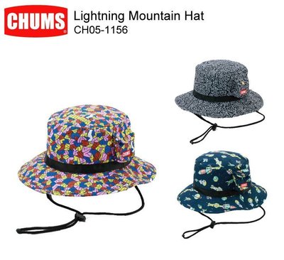 =CodE= CHUMS LIGHTNING MOUNTAIN HAT 漁夫帽(幾何.塗鴉) CH05-1156 男女