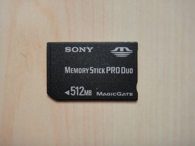 【康泰典藏】SONY Memory Stick PRO Duo  記憶卡 512MB記憶卡