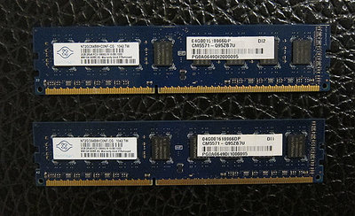 nanya 4gb (DDR3 1333 2G*2=4G) 桌機記憶體