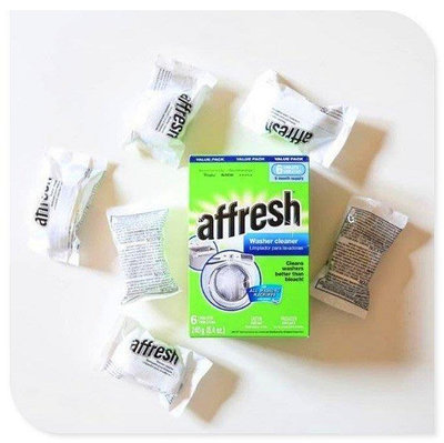 買二送一 Affresh 家用洗衣機槽清潔劑 洗衣機清潔錠6錠泡騰片