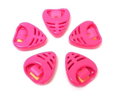 【河堤樂器】全新 心型撥片盒(粉紅色) 匹克盒 彈片夾 彈片盒 彈片匣 PICK夾 PICK盒