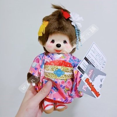 【Wenwens】現貨 日本 正版 夢奇奇 娃娃 MONCHHICHI 絨毛 造型 玩偶 23cm