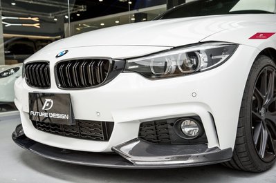 【政銓企業有限公司】BMW F32 F33 F36 MTECH 保桿 專用 P款 高品質真空碳纖維 雙面卡夢 前下巴