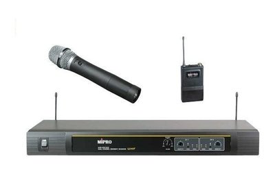 【名展音響】台北卡拉OK推薦 MIPRO MR-823D 高頻石英控制固定頻率無線麥克風