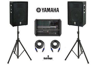 【六絃樂器】全新 Yamaha EMX7 + A15 喇叭*2  組合 / 舞台音響設備 專業PA器材