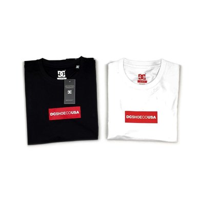 Cover Taiwan 官方直營 DC 嘻哈 滑板 Box Logo 短Tee 短袖 黑色 白色 紅色 Supreme