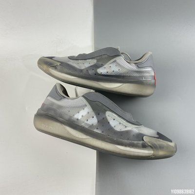 [adidas X Prada] A + P Luna Rossa 21 灰色 半透明 復古 慢跑鞋 FW1079