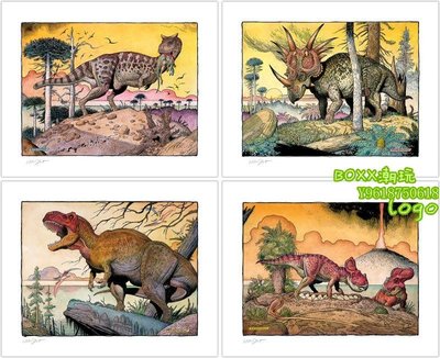 BOXX潮玩~33TOYS Sideshow 501826U 白堊紀 恐龍 藝術畫像 接單