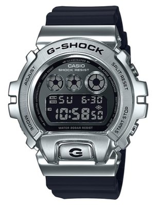 【天龜】CASIO G SHOCK 金屬材質街頭風格運動錶 GM-6900-1