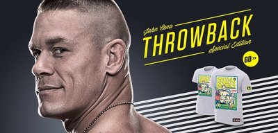 ☆阿Su倉庫☆WWE John Cena Throwback Gray T-Shirt CENA重返復古灰色版 特價中
