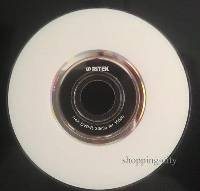 ＊購物城＊錸德 RITEK 8公分 8cm 1.4G DVD-R 光碟片(白版面)