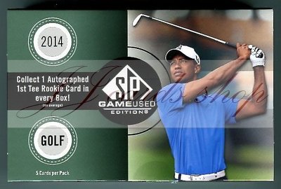 【☆ JJ卡舖 ☆】2014 SP Game Used Golf 高爾夫球 卡包 Tiger Woods、Mcilroy