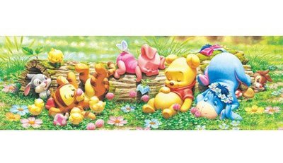 950-583 絕版950片日本正版拼圖 迪士尼 Winnie the Pooh 小熊維尼 小豬 跳跳虎 屹耳