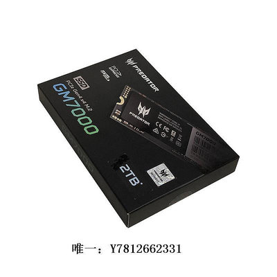 電腦零件宏碁掠奪者GM7000掠奪者2T4T臺式機NVMe筆記本M2固態PCIE4硬盤SSD筆電配件