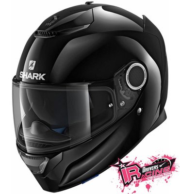 ♚賽車手的試衣間♚ Shark® Spartan 1.2 Blank Black 2019 碳纖維 安全帽