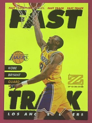 1997-98 SkyBox Z-Force Fast Track #2 Kobe Bryant Lakers