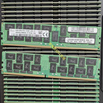 SKhynix 64G 4DRX4 PC4-2133P-LE0 DDR4 ECC LRDIMM 伺服器記憶體條