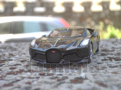 1:64 JKM Bugatti La Voiture Noire 模型車 布加迪黑車 黑夜之聲 Atlantic