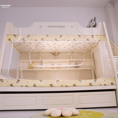 防摔蚊帳嬰兒防止掉床子母床上下鋪寶寶兒童小床全包底雙層