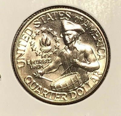 1776 ~ 1976 無記 美國 Washington 1/4 Quarter 二百周年 早期 纪念 錢幣