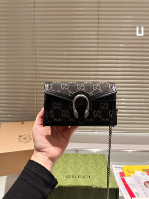 【二手包包】牛皮版本  全套禮盒新包裝Gucci 全面升級 經典Dionysus酒神包 就是AlessandNO3446